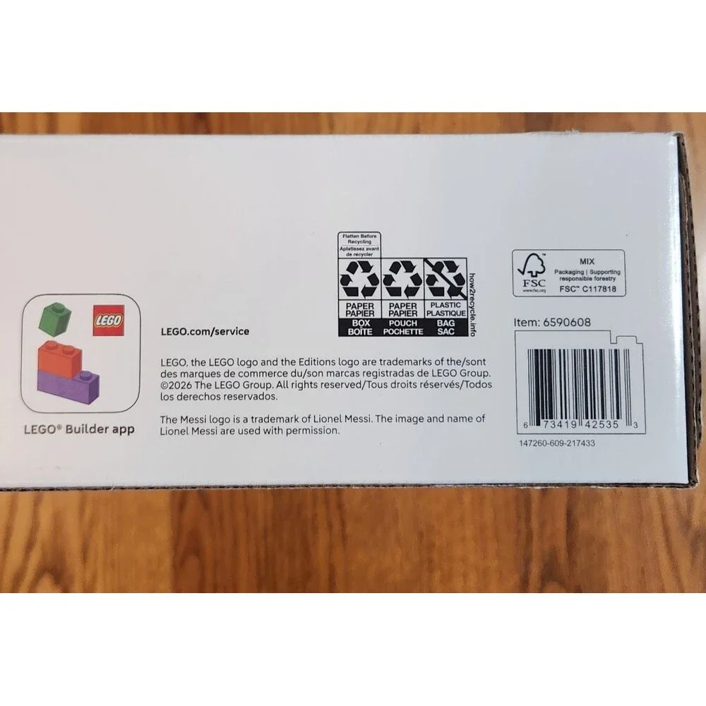 LEGO Editions Lionel Messi Celebration 43018 – 1,427 pcs Sealed New In Box